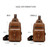 Crossbody Bags Men Casual Messenger Bag Male Shoulder Bag Chest Pack chest bags USB