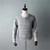 100%cashmere Oneck knit men striped H-straight pullover sweater