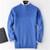 Cashmere thick half high collar knit men fashion solid loose H-straight bottoming pullover sweater