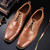 Spring New Men's Business Dress Shoes Genuine Leather England Fashion Casual Oxfords Shoes Classic Three Colors Size 7.5-13