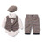 Toddler Boys Clothing Set Spring Baby cotton plaid Children Kid Clothes Suits 5pcs birthday Party Costume 1 2 3 Year Gift