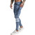 Mens Skinny Jeans Slim Fit Ripped Jeans Big and Tall Stretch Blue Jeans for Men Distressed Elastic Waist 32 Leg 30 zm49