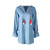 Sexy Women Clothing Long Sleeve V neck Flower embroidered Straight Casual Loose Mini Short Dresses for girls Sexy Women Clothing Long Sleeve V neck Flower embroidered Straight Casual Loose Mini Short Dresses for girls