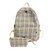 Style Plaid Pattern Backpack Set Canvas Backpack For Women Vintage School Bags For Girls Student Book Bag rucksack