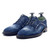 Vintage Mens Hole Ripped Cargo Washed Denim Formal Shoes Man Lace Up Round Toe New Fashion Business Work Office Shoes