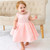Baby Girl Dress for Wedding Months Beads Infant First Birthday Outfit Girls Kids Party Dresses Baptism