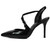 Handmade Black Luxury Party Wedding Dress Shoe Original Genuine Leather Snakeskin Women Thin High Heel Shoes