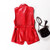 New Arrival Vest Women Sheepskin Black Red Sleeveless Jacket Ladies Fashion Design Belt  Lapel Real Leather Vest All Match