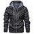 Men's Leather Jackets Autumn New Casual Motorcycle Jacket Leather Coats Men Faux Jacket Mens Brand Clothing