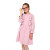 Kids Spring Autumn Pink Ruffle Long Sleeve Girl Dress Cotton Loose For 2 to 9 Years