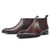 Fashion Ankle Boots For Men Genuine Leather Handmade Wedding Office Mans Footwear Brogue Brown Zapato de Hombre Shoes