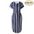 Summer Dress Women Boho Style Geometric Beach Dress Elegant Party Dresses with Belt