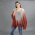 New Gradient Color Loose Shawl Poncho Women Fashion Ladies Autumn/Winter Large Pashmina Cloak Stole with Tassels