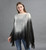 New Gradient Color Loose Shawl Poncho Women Fashion Ladies Autumn/Winter Large Pashmina Cloak Stole with Tassels
