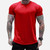 Plain Gym Clothing Fashion T Shirt Men Cotton Breathable Mens Short Sleeve Fitness T-shirt Summer Tshirt Casual Tee Shirt homme