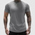Plain Gym Clothing Fashion T Shirt Men Cotton Breathable Mens Short Sleeve Fitness T-shirt Summer Tshirt Casual Tee Shirt homme