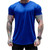 Plain Gym Clothing Fashion T Shirt Men Cotton Breathable Mens Short Sleeve Fitness T-shirt Summer Tshirt Casual Tee Shirt homme