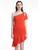 Sexy Ruffle One-Shoulder Solid Dress New Women Elegant Summer Dress Asymmetrical Sleeveless Office Lady Dress