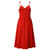 Elegant Button Women Dress Polka Dots Red Cotton Midi Dress Summer Casual Female Plus Size Lady Beach