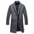 Winter Wool Coat Men Slim Fit Mens Pea Coat Casual Wool Blend Long Jacket Men