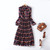 pleated work dress new runway women spring summer dress office lady long sleeve a-line dress