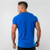 Brand Gym Clothing Fitness T-Shirt Men Solid Cotton Short Sleeve Tshirt Men Slim Fit T-shirts Gym Workout Teeshirt homme