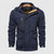 Men Hooded Jacket  Winter Cotton Bomber Coat  Collar Male Casual Air Force Flight Europ Size Jacket Windbreaker