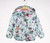 New Summer autumn children Top clothing girls casual kids girls jackets 2-8T gray & blue hooded jackets for child girls