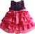 Amazing Flower Baby Girl Summer Dress Purple Red Big Bow Girls Party Dresses Kids Clothes For Halloween Birthday 9M-5T