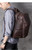 New large capacity mad horse leather shoulder bag, head cowhide handmade backpack, men's and women's travel bags