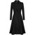 Winter Wool Warm Casual Office Ladies Plus Size Women Long Trench Coats Slim Lapel Pleated Button Autumn Retro Female Overcoats
