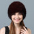 Autumn Winter Women Fur Beanie Hat Mink Woven Mother Mesh Cap Ladies Middle-aged Elastic Warm Fashion Soft Pineapple Hats H7022