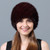 Autumn Winter Women Fur Beanie Hat Mink Woven Mother Mesh Cap Ladies Middle-aged Elastic Warm Fashion Soft Pineapple Hats H7022