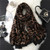 Designer brand women scarf leopard print cotton large size pashmina lady shawls winter warm animal pattern