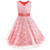 Teen Tutu Dress Ball Gown V-neck Princess Dress Girl Floral Lace Rhinestone Weeding Birthday Party Formal Dress