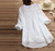 Womens Summer Blouse Plus Size Tunic Top Elegant Long Sleeve Shirt V Neck Embroidery Blusas Casual Chemise