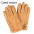 Men Deerskin Gloves Button Wrist Solid Genuine Leather Buckskin gloves Male Mittens Winter Warm Outdoor Driving Gloves