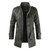 Winter New Long Thick Fleece Leather Jacket Coat Men Outwear Warm Casual Vintage Faux Leather Jacket