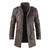 Winter New Long Thick Fleece Leather Jacket Coat Men Outwear Warm Casual Vintage Faux Leather Jacket