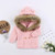Newborn Toddler Kids Baby Girl Sweater Clothes Baby Boy Knitted Hooded Sweater Fur Coat Outerwears Jacket