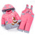 Winter Warm Waterproof Baby Boy Clothing Sets Down Children Jacket Girl Coat Overall Kids Clothes Set