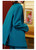 British style Autumn Winter Women Pant Suit bluey-green Blazer Jacket & Retro Wide leg pants Office Women Suits Sets