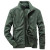 Autumn Fleece Jacket Men Casual Warm Stand Collar Military Jacket Windbreaker Autumn Coat Men