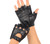 Men's Half Finger Real Leather Gloves Driving Unlined Sheepskin Gloves Finger less Gloves Fitness Gloves