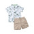 New Kids Boys Summer Clothes Toddler Gentleman T-shirt Tops Shorts Outfits 2Pcs Kids Baby Boys Casual Clothes Sets