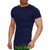 Men's T-Shirt Summer Casual Mens Short Sleeve Sweatshirt Solid Color Zipper Sportswear Tops Tees Male