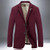 New Jacket Men Blazer Jacket Coat Pure Cotton Fabric Luxury Removable Brooch 5 Colors