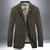 New Jacket Men Blazer Jacket Coat Pure Cotton Fabric Luxury Removable Brooch 5 Colors