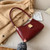 Solid Color Shoulder Bags For Women Lock Handbags Small Travel Hand Bag Lady Bags