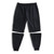 Pachwork Cargo Pants Streetwear Hip Hop Ribbons Joggers Pants Men Japanese Style Black Casual Track Pants